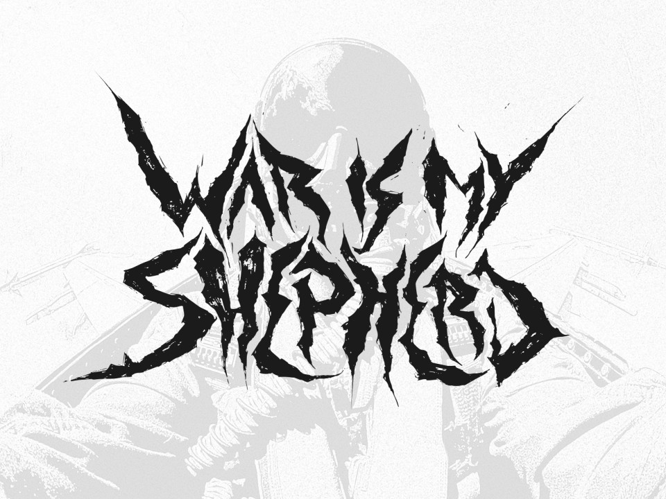 War Is My Shepperd Exodus inspired wallpaper typography